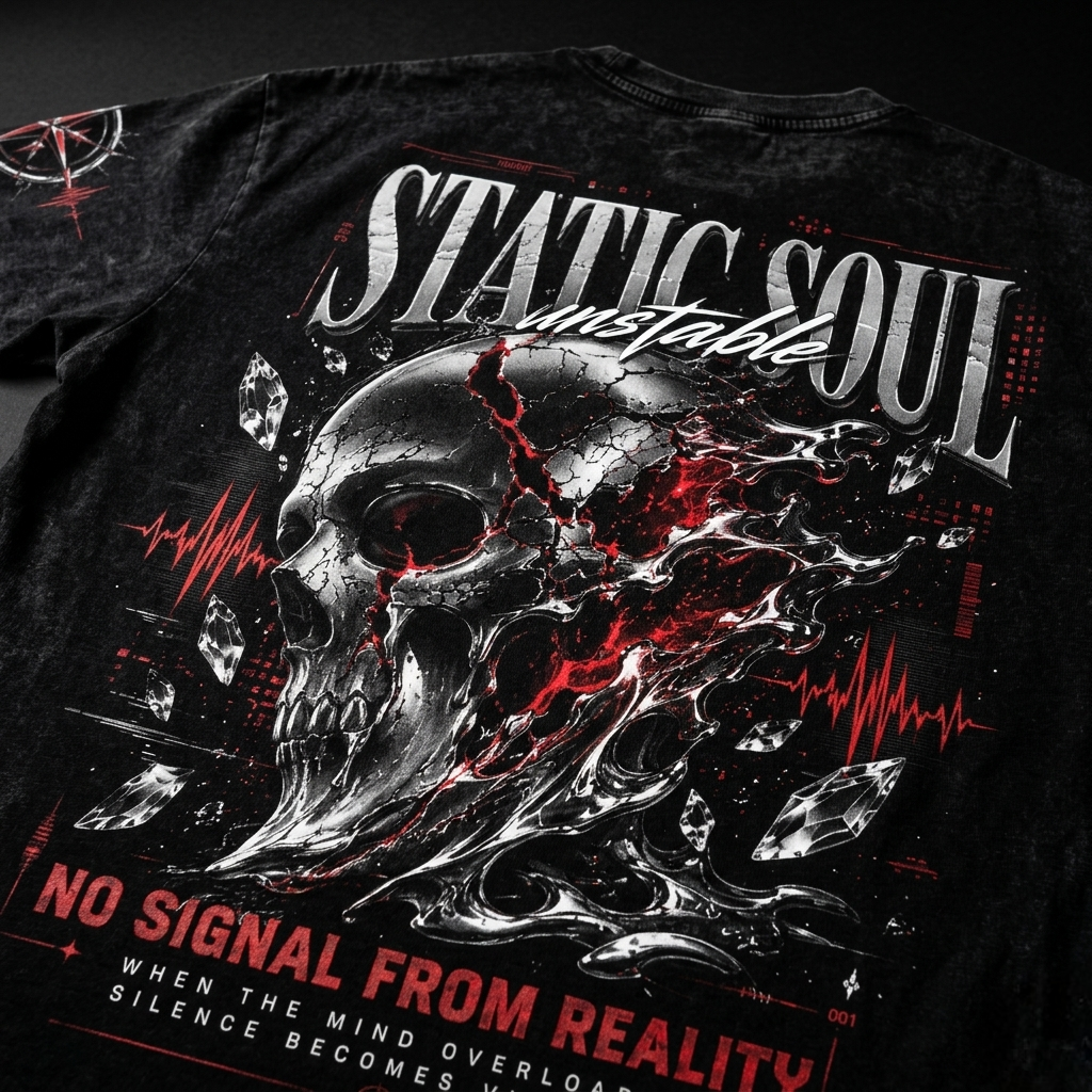 Static Soul — Oversized Graphic Tee