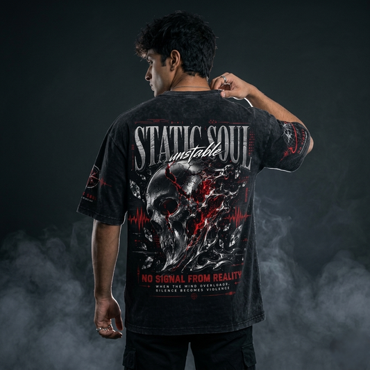 Static Soul — Oversized Graphic Tee